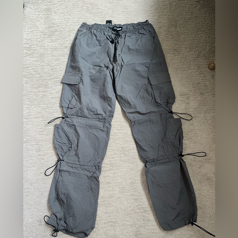 Grey Cargo Pants